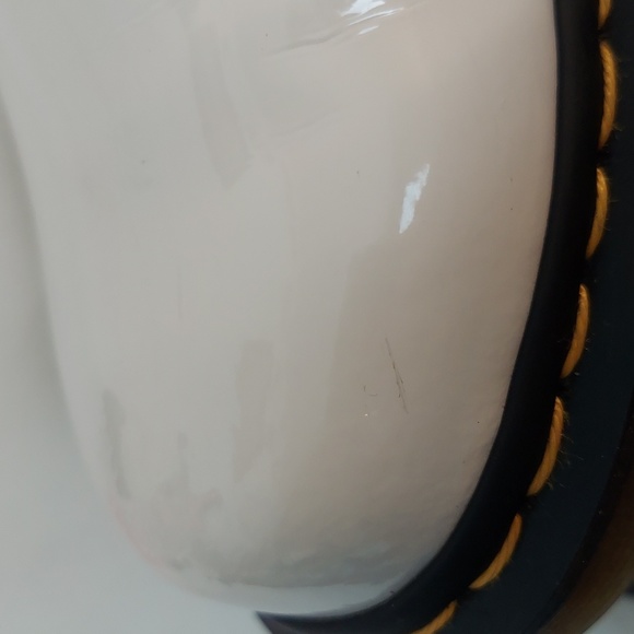 Dr. Martens white "AirWair with Bouncing Soles" boots.  Sz 8 - Picture 12 of 13